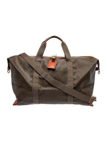 Mulberry Leather Heritage Day Clipper Weekender