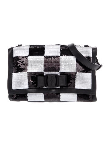 Ferragamo Sequins Shoulder Bag