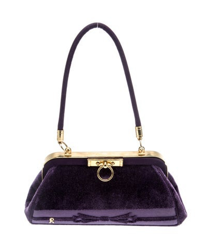 Roberta di Camerino Di Camerino Velvet Handle Bag