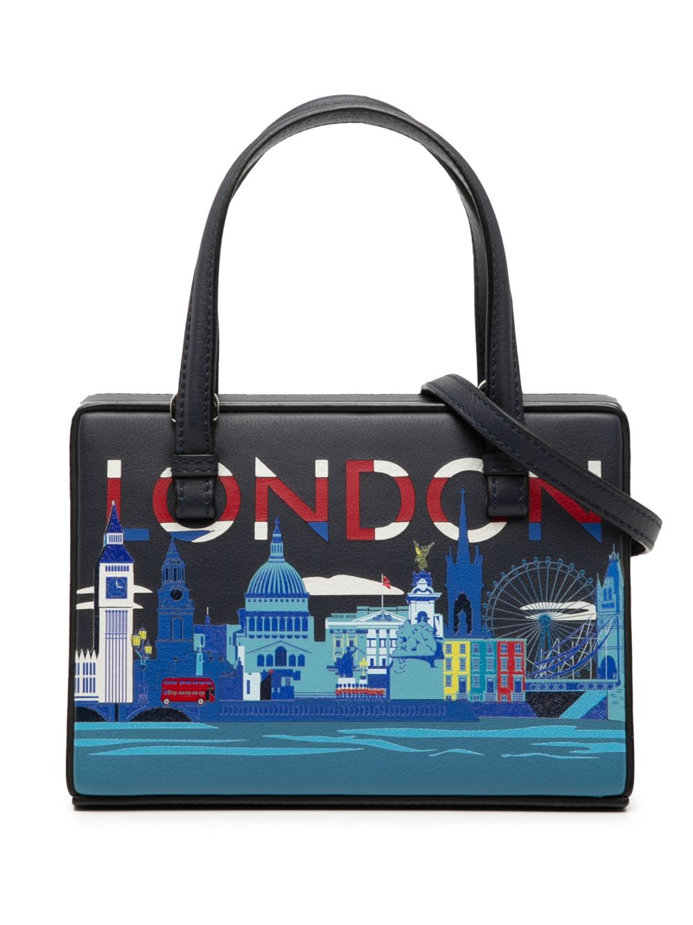 Loewe 2019 Small Leather London Postal Top Handle Bag satchel