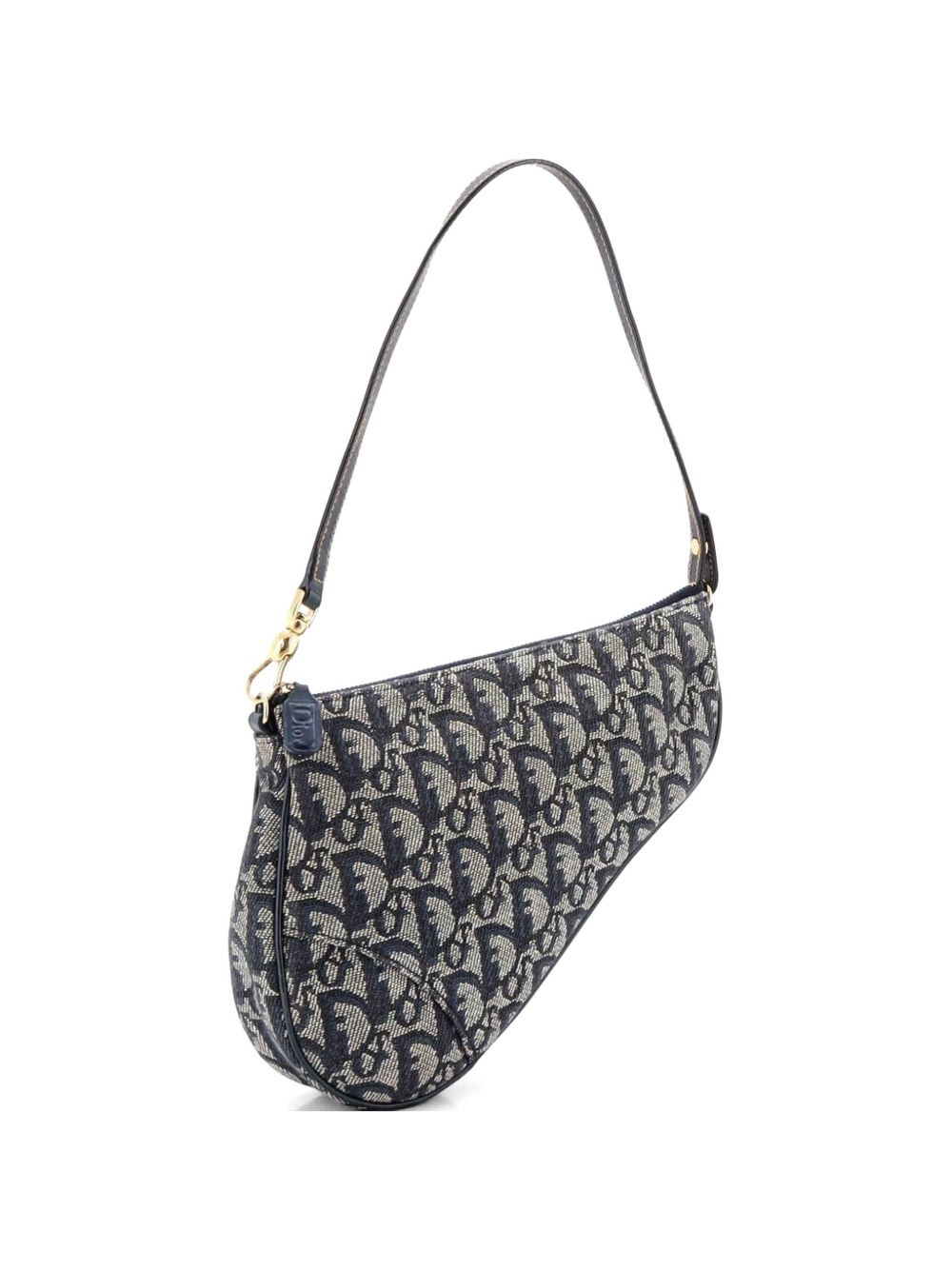 Vintage Saddle Bag Diorissimo Canvas Mini clutch bag