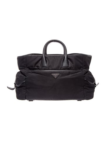 Saffiano Leather Weekender Bag