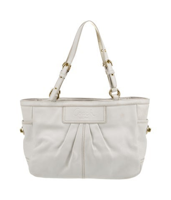 Coach Leather Top Handle Bag