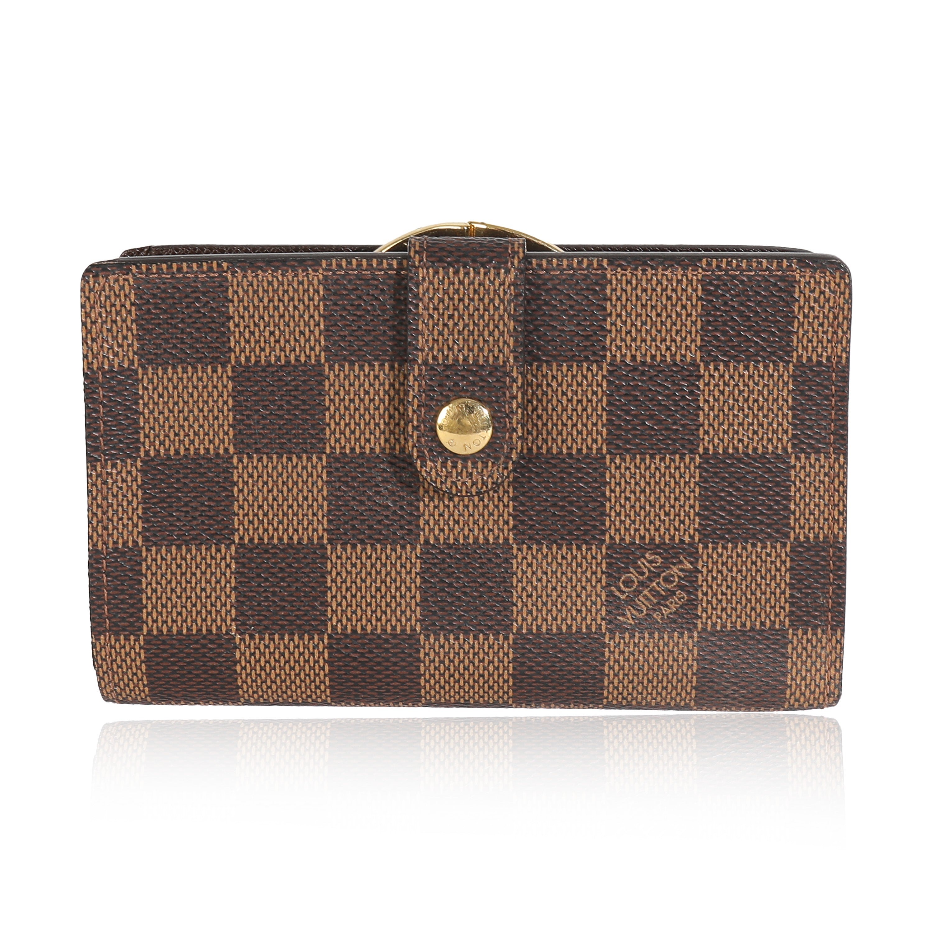 Louis Vuitton Damier Ebene Canvas French Purse