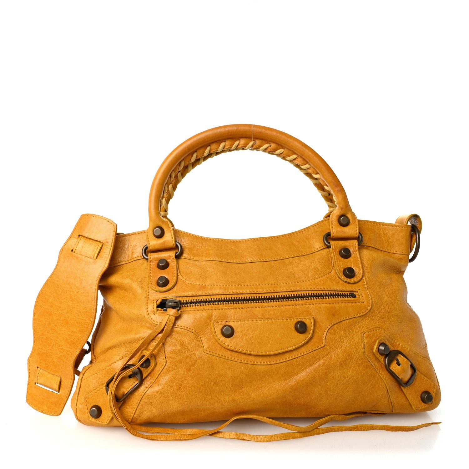 Balenciaga Agneau Classic Hardware First Marigold