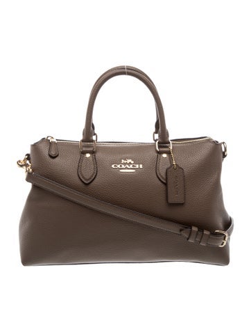 Leather Top Handle Bag