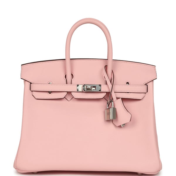 Hermes Hermes Birkin 25 Rose Sakura Swift Palladium Hardware