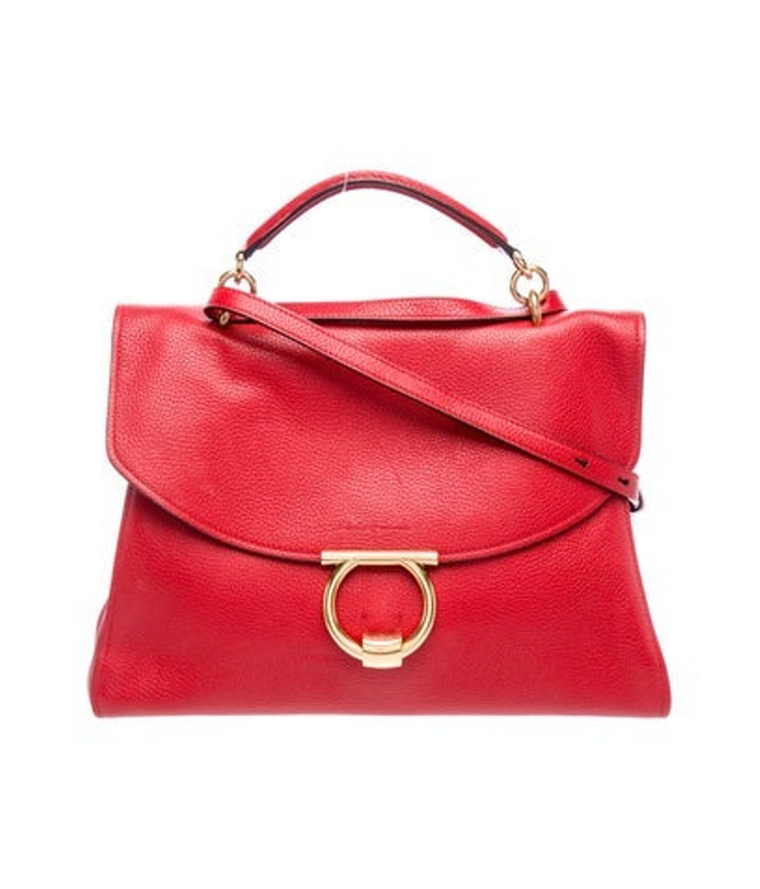 Salvatore Ferragamo Ferragamo Gancini Top Handle Bag