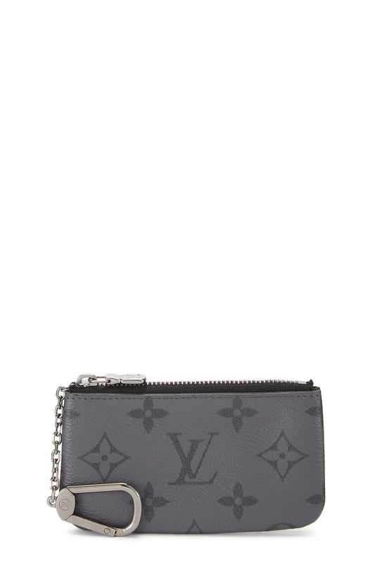 Louis Vuitton Black Monogram Eclipse Reverse Canvas Pochette Clefs