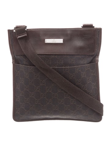 GG Denim Vintage Brown Canvas Bag