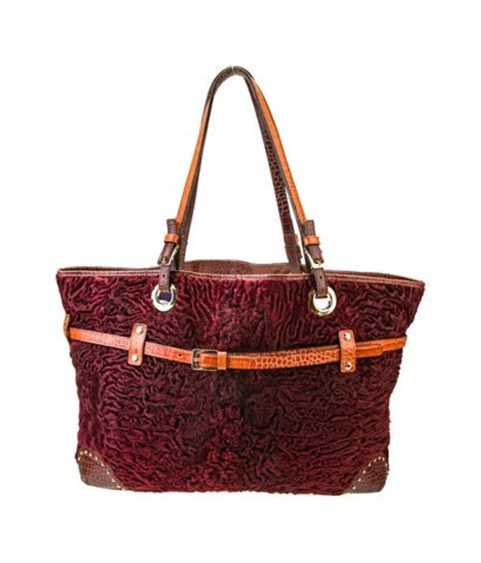 Etro Leather Shoulder Bag Vintage