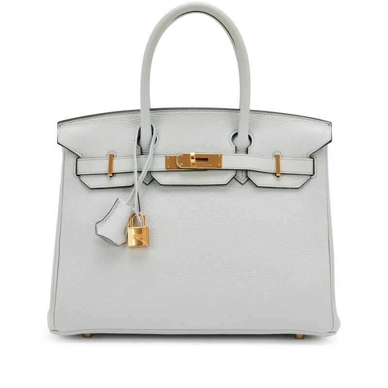 Bleu Pale Togo Birkin 30 Gold Hardware, 2018