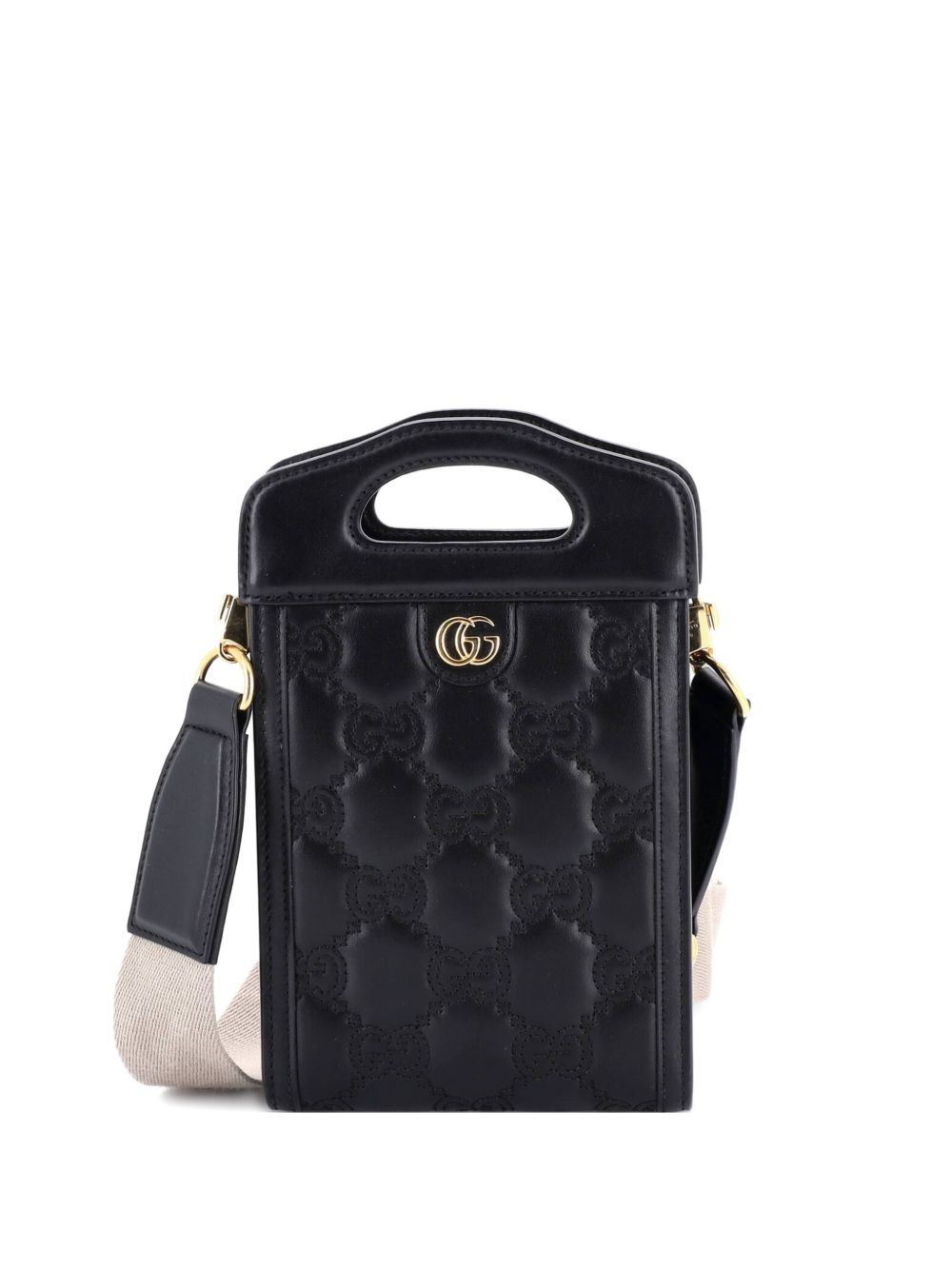 Top Handle GG Matelasse Leather Mini crossbody bag