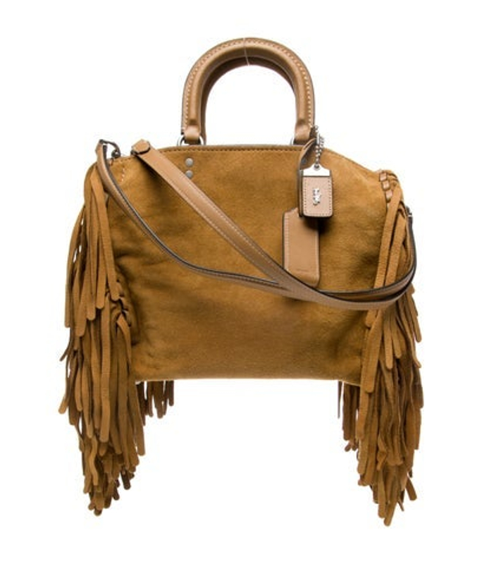 Coach Suede Top Handle Bag
