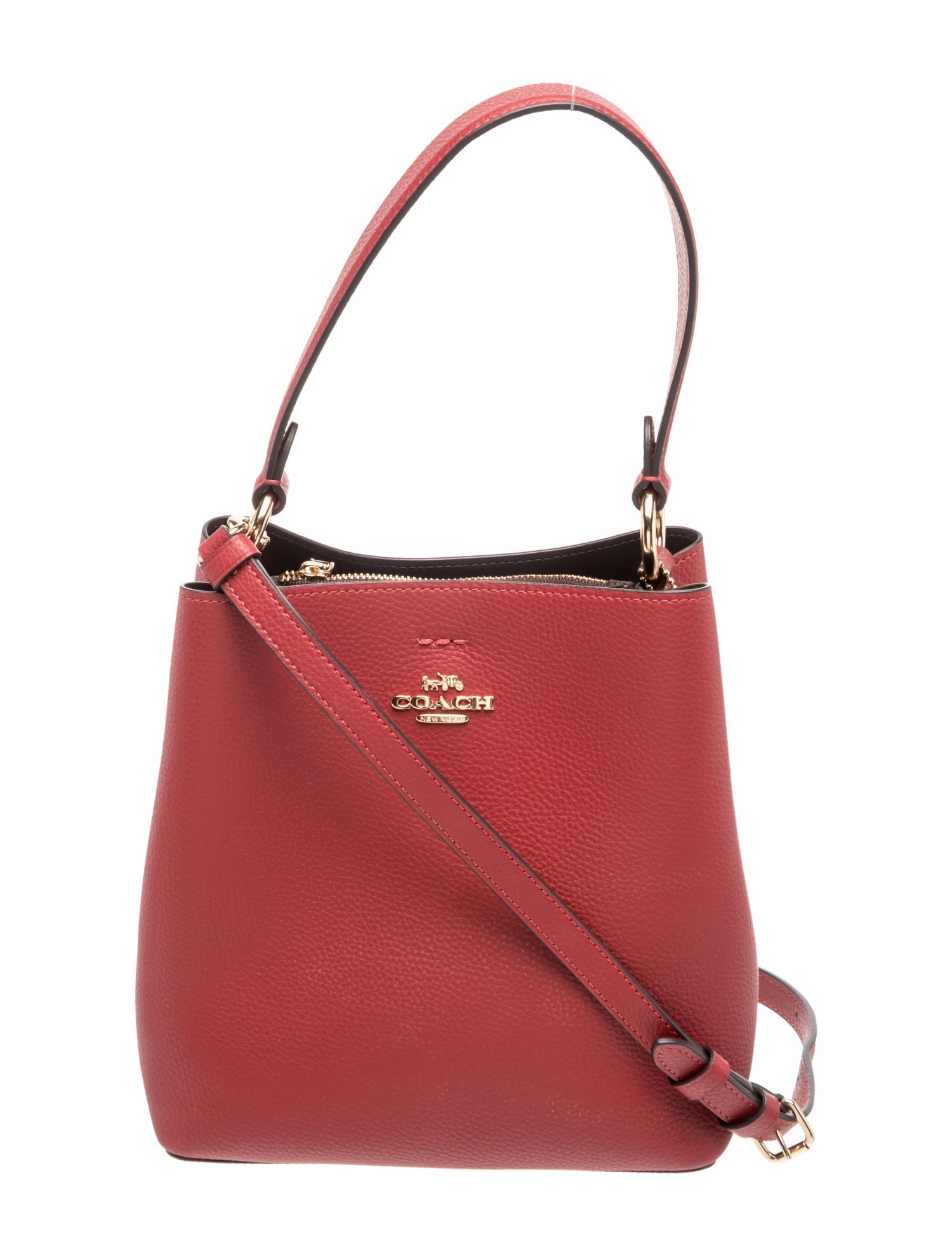 Leather Small Town Bucket Bag Medium