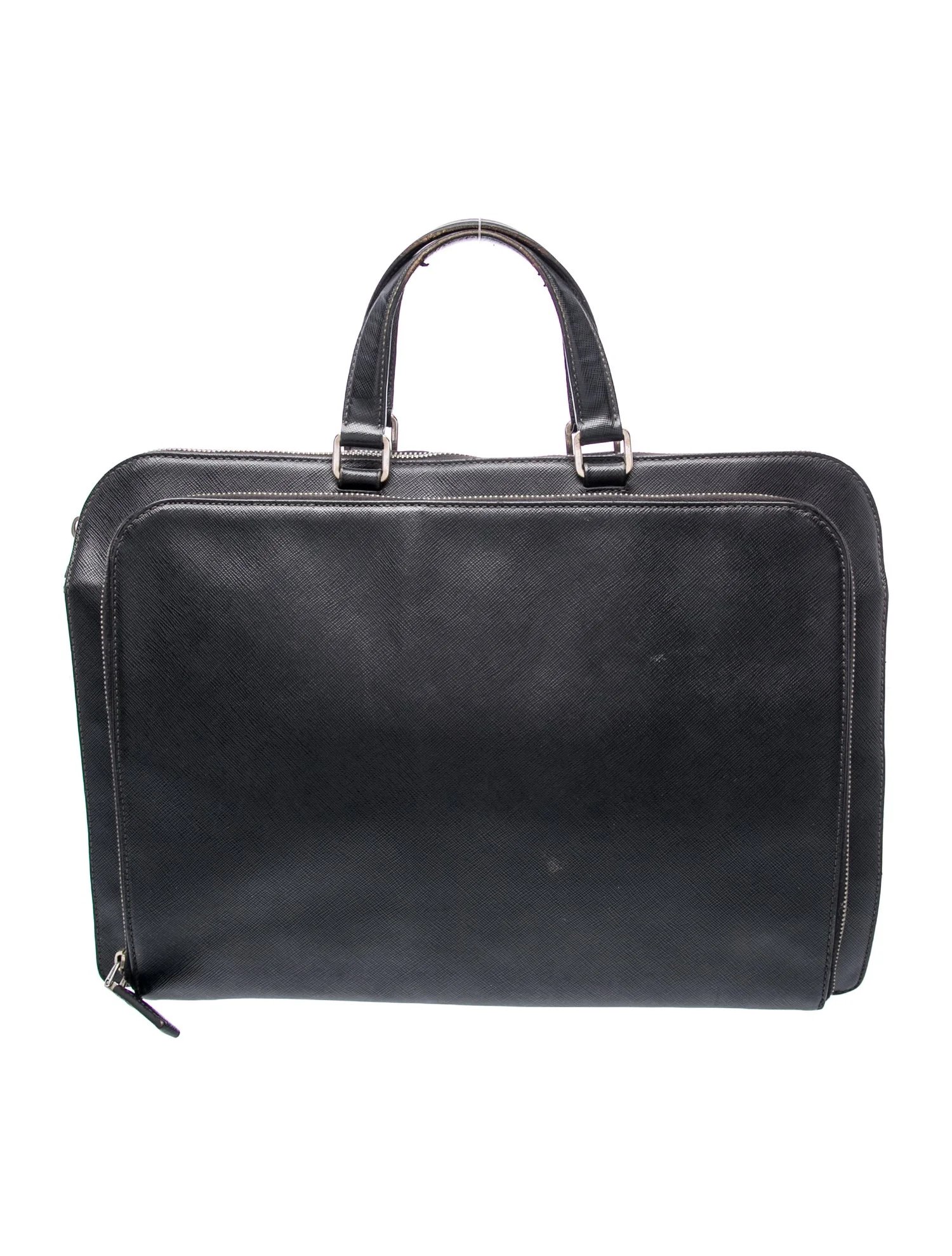 Enameled Metal Triangle Briefcase