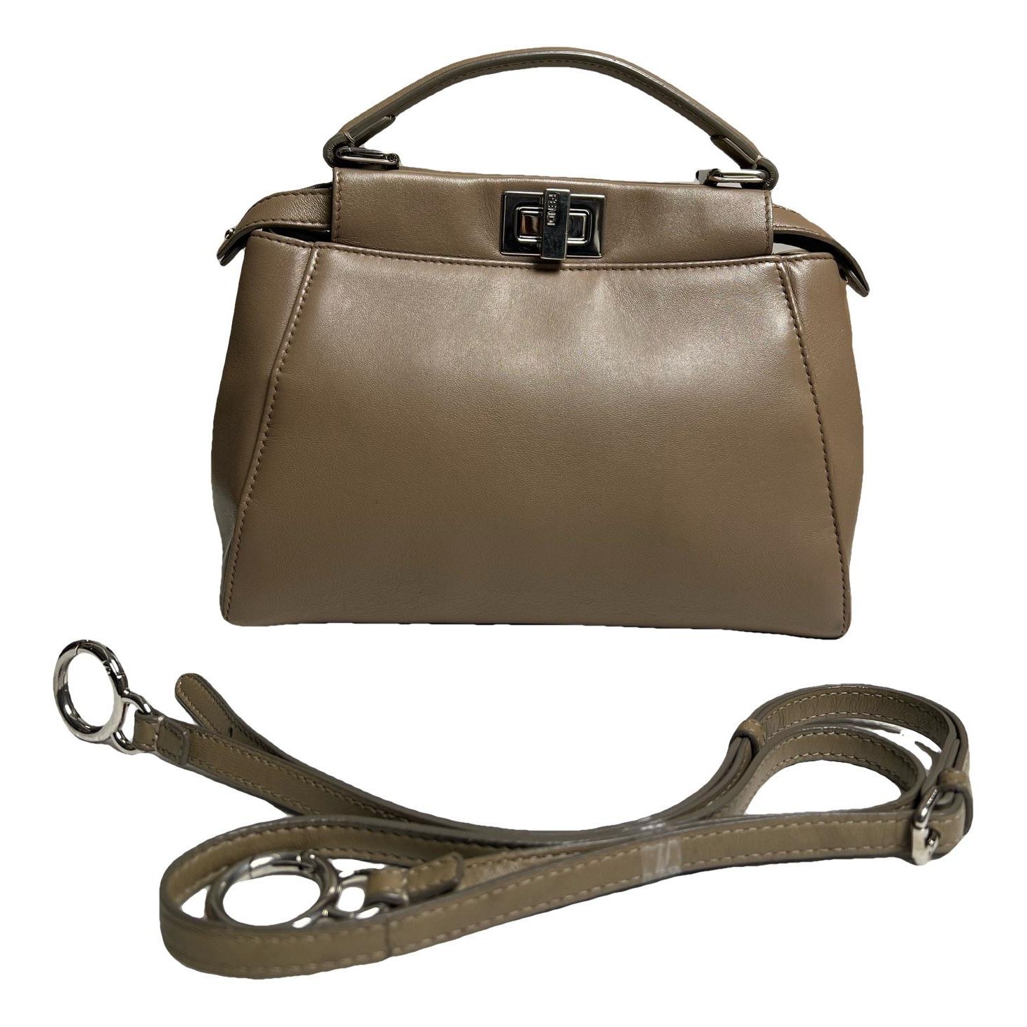 Peekaboo leather handbag