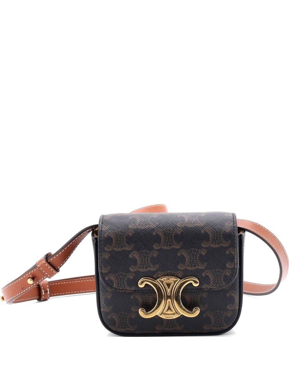 Triomphe Triomphe Coated Canvas Mini shoulder bag