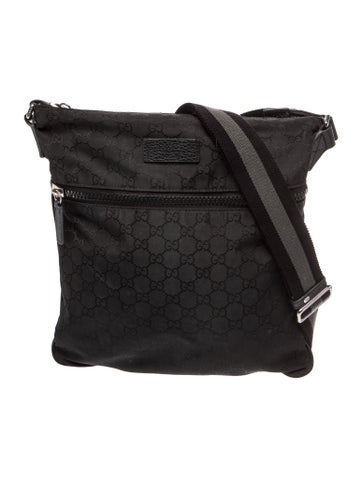 GG Nylon GG Nylon Messenger Crossbody Bag