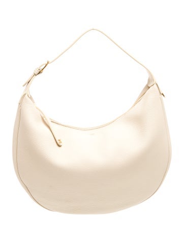 Leather Supple Grained Calfskin Lulu Shoulder Bag Large 2025
