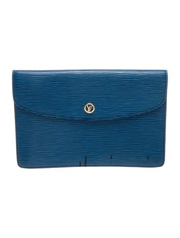 Epi Leather Pochette Montaigne