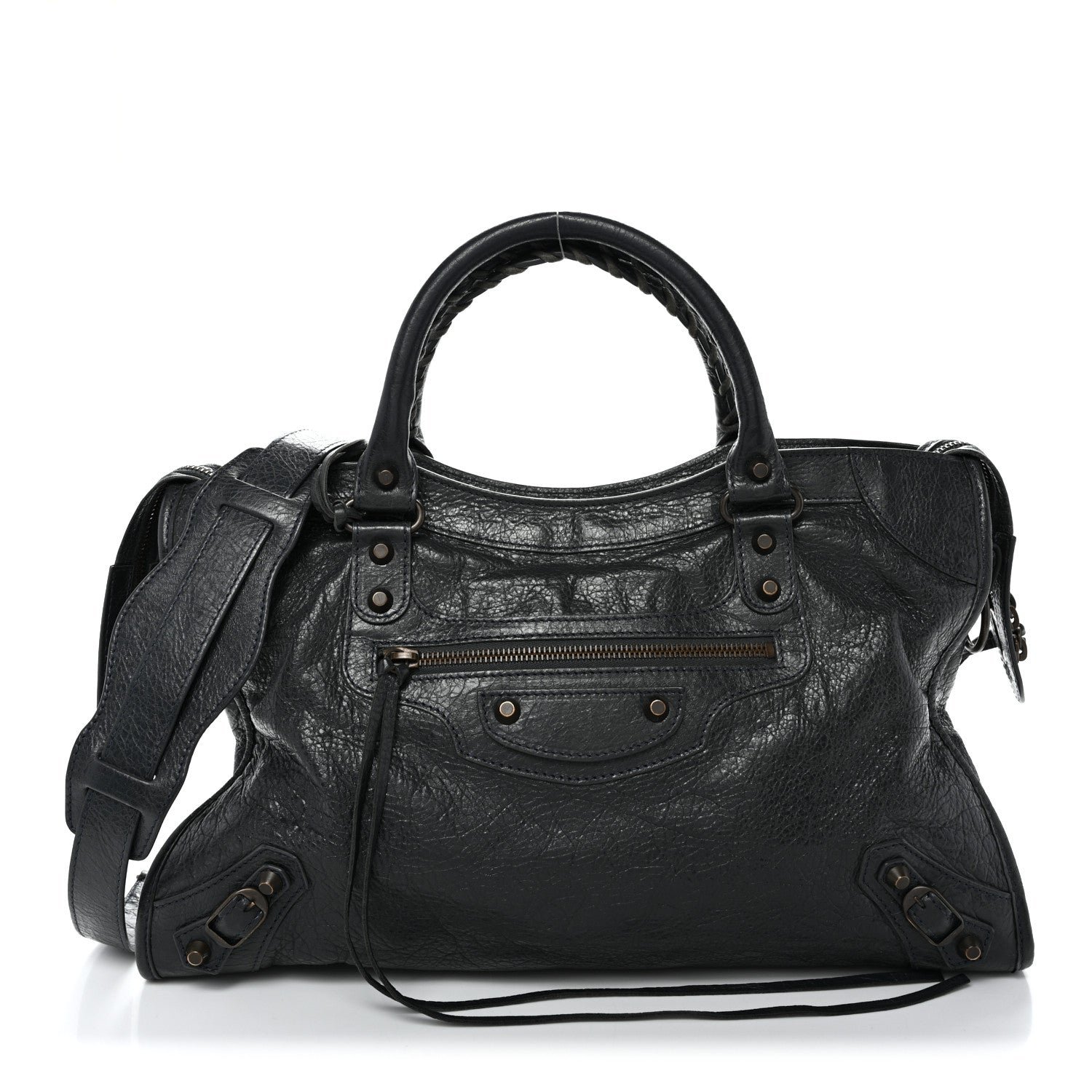 Balenciaga Agneau Classic Hardware City Anthracite