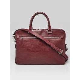 Louis Vuitton Louis Vuitton Bordeaux Epi Leather Porte Documents Business Briefcase Bag