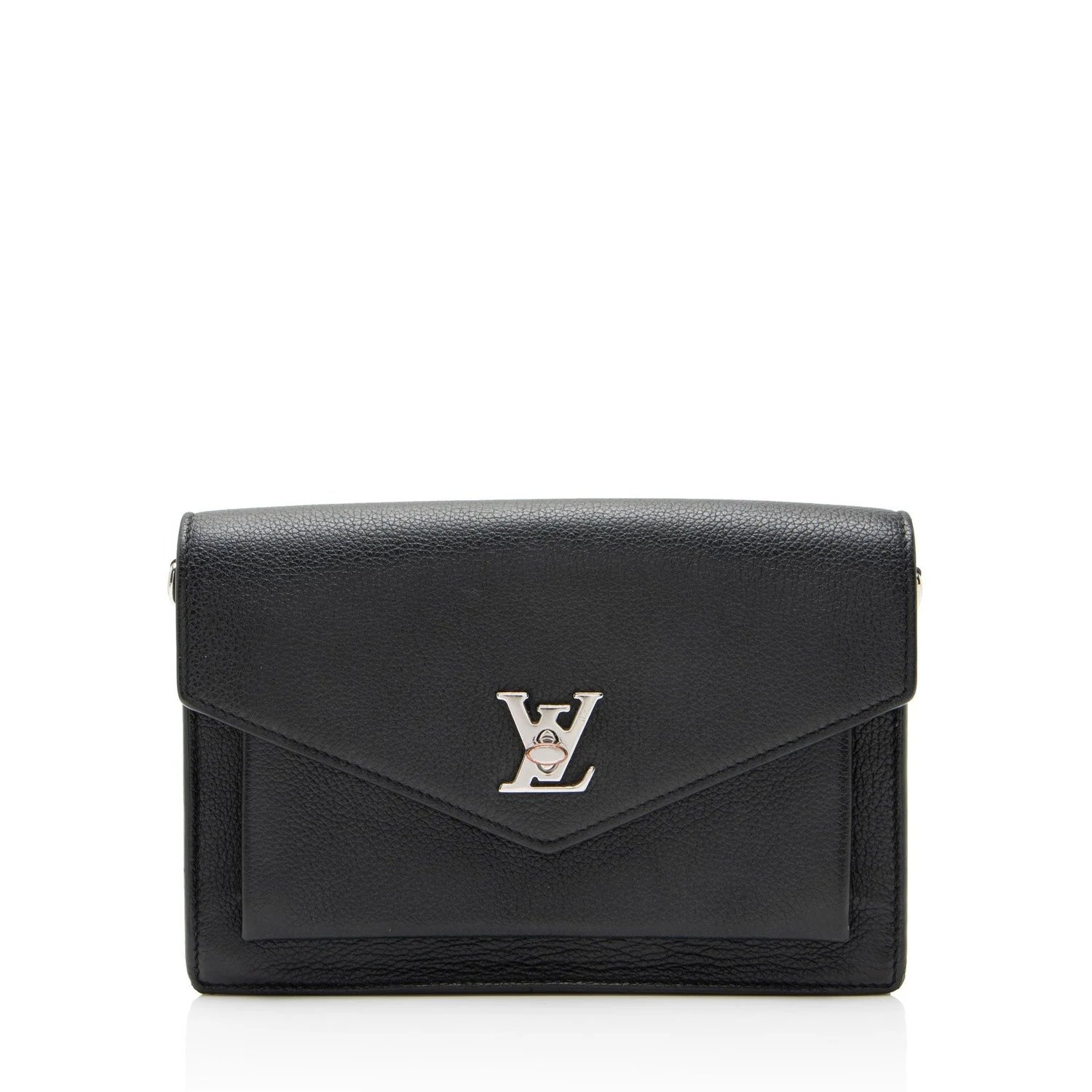 Leather Lockme Pochette