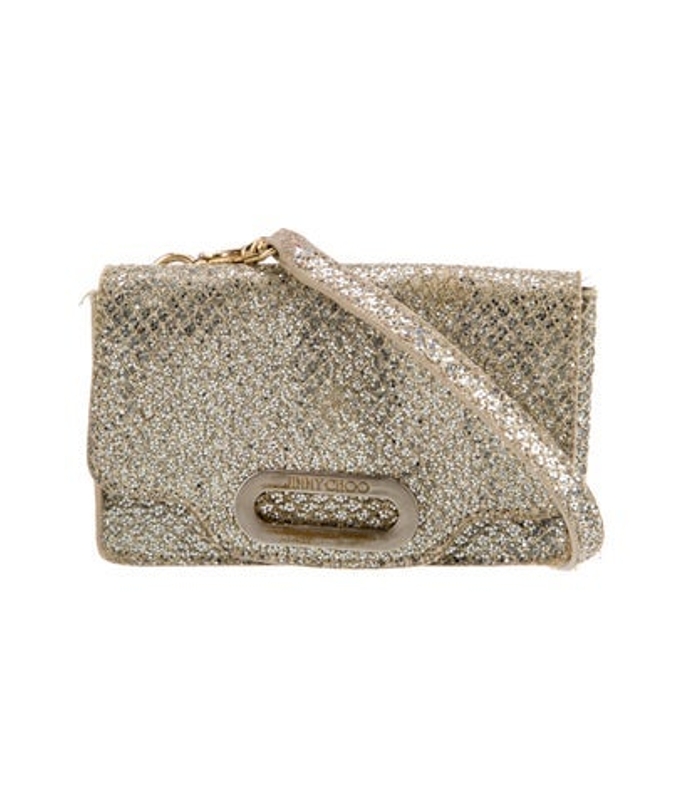 Jimmy Choo Choo Glitter Crossbody Bag