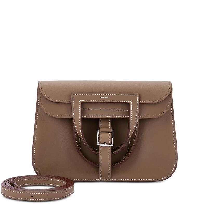 Hermes Etoupe Swift Mini Halzan 21 Palladium Hardware, 2024
