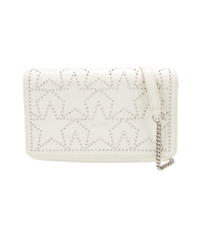 Jimmy Choo Choo Leather Clutch