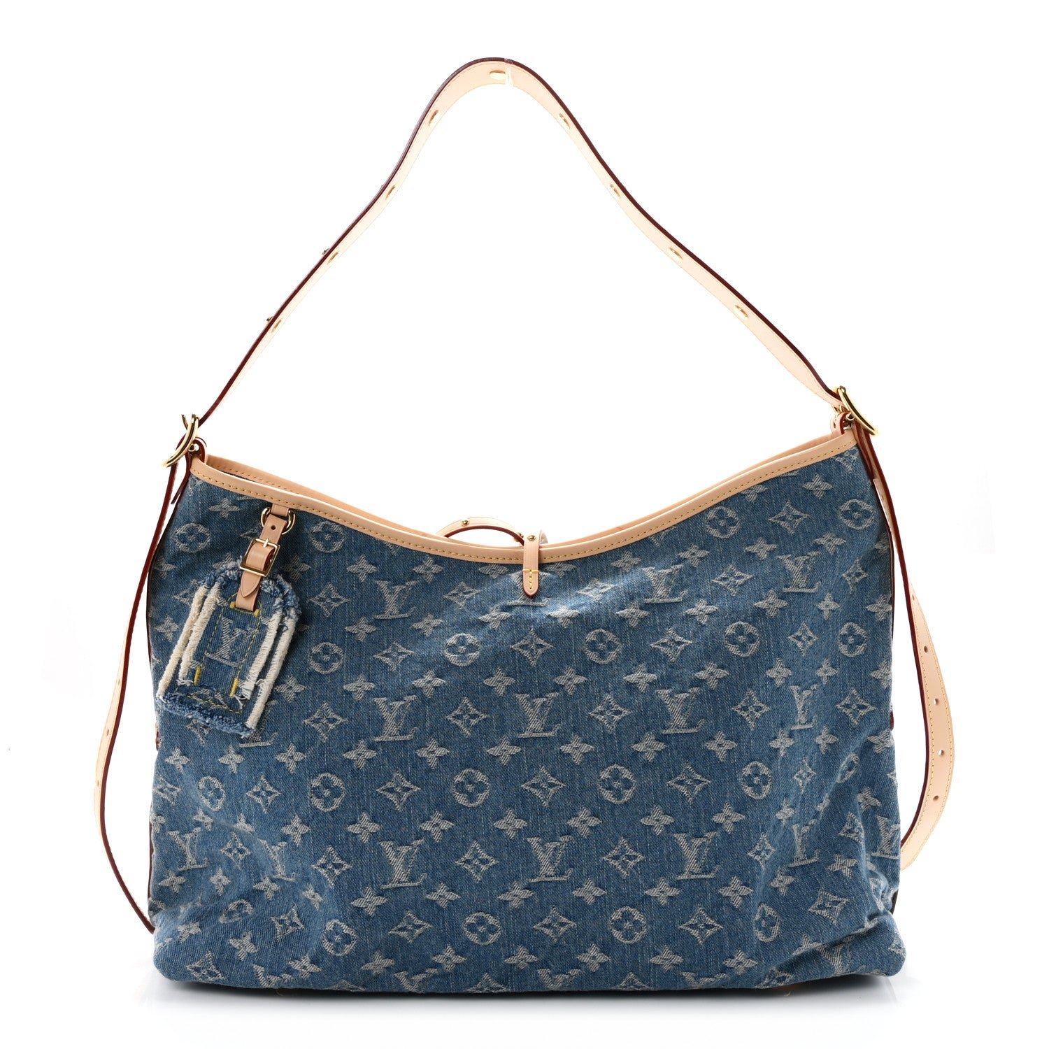 Louis Vuitton Monogram Denim CarryAll MM Blue