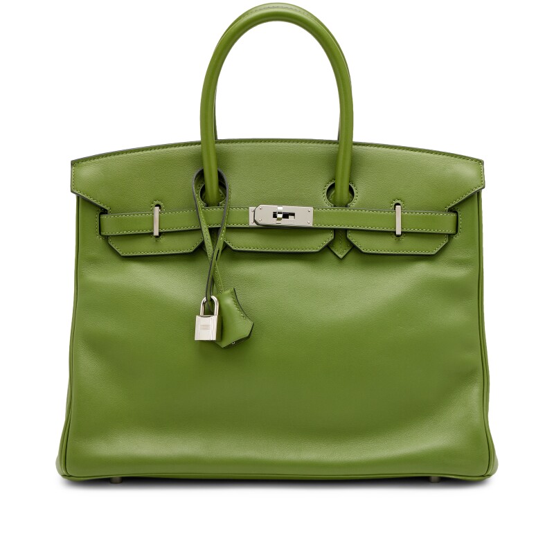 Pelouse Swift Birkin 35 Palladium Hardware, 2009