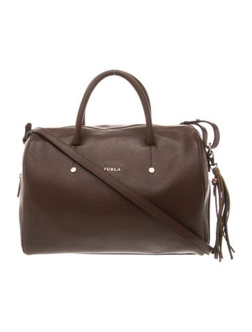 Leather Top Handle Bag