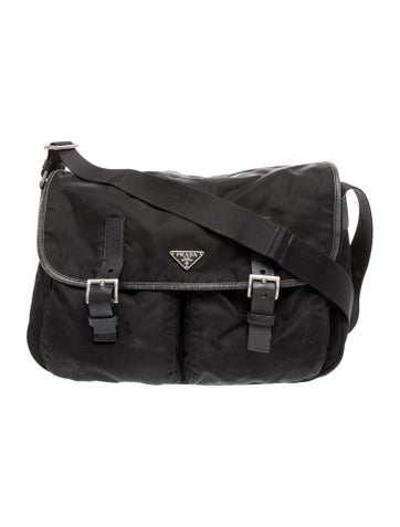 Tessuto Nylon Messenger Bag