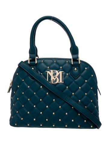 Badgley Mischka Leather Top Handle Bag