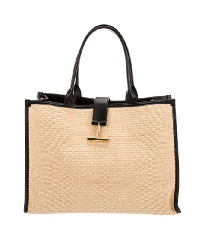 Tom Ford Ford Straw Tote