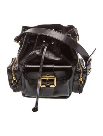 Chloe Leather Camera Bucket Bag 2024