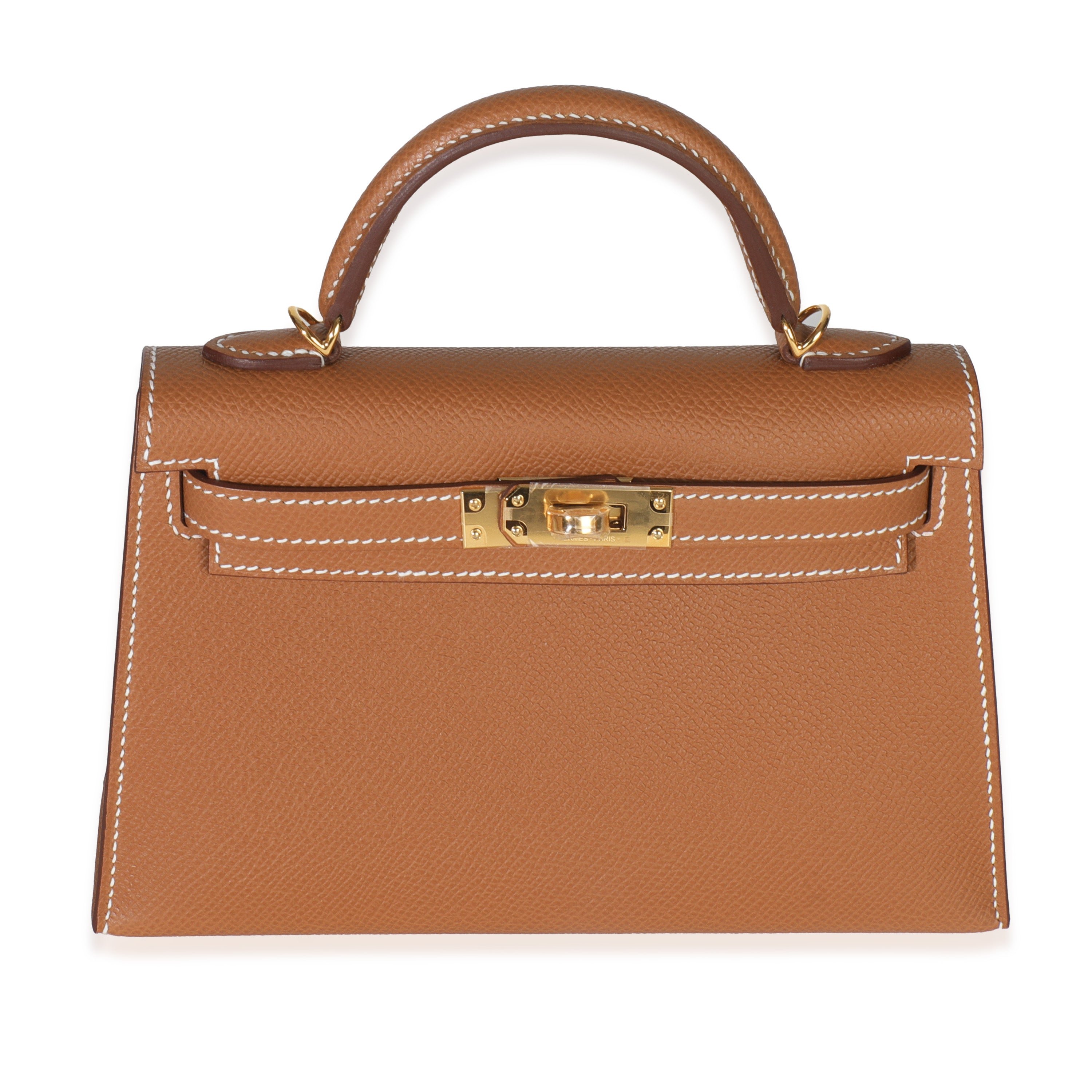 Hermes Gold Epsom Mini Kelly 20 II GHW