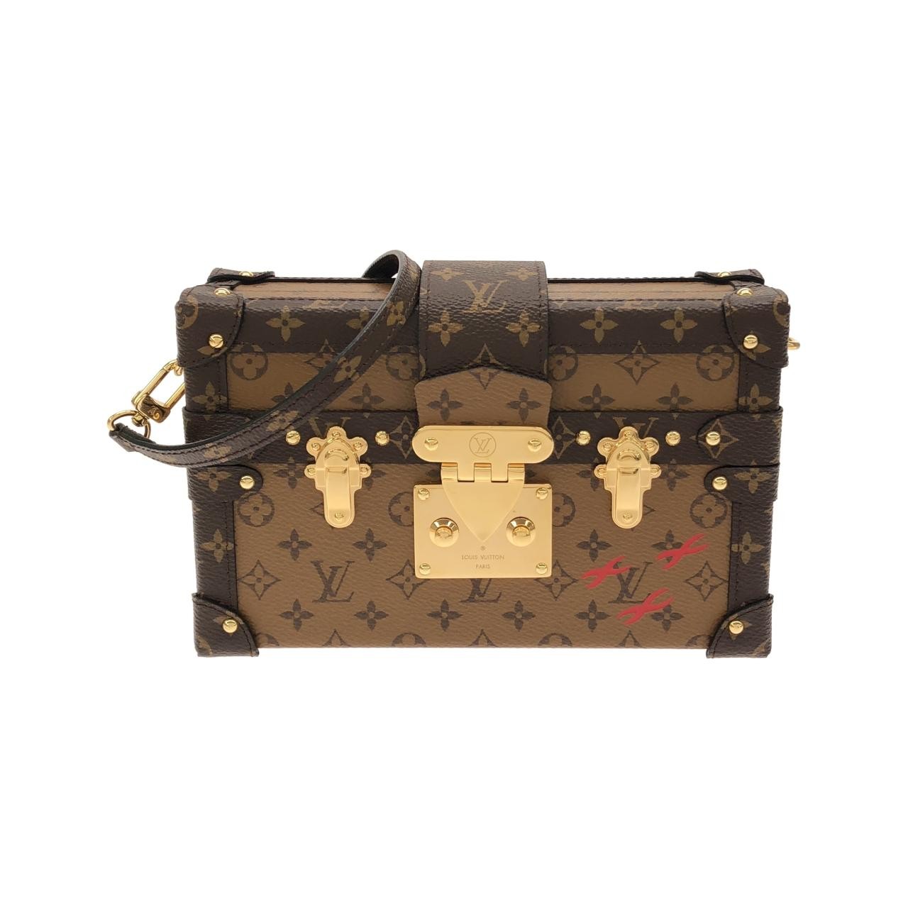 Louis Vuitton Monogram Reverse Petite Malle M45960 Shoulder Bag