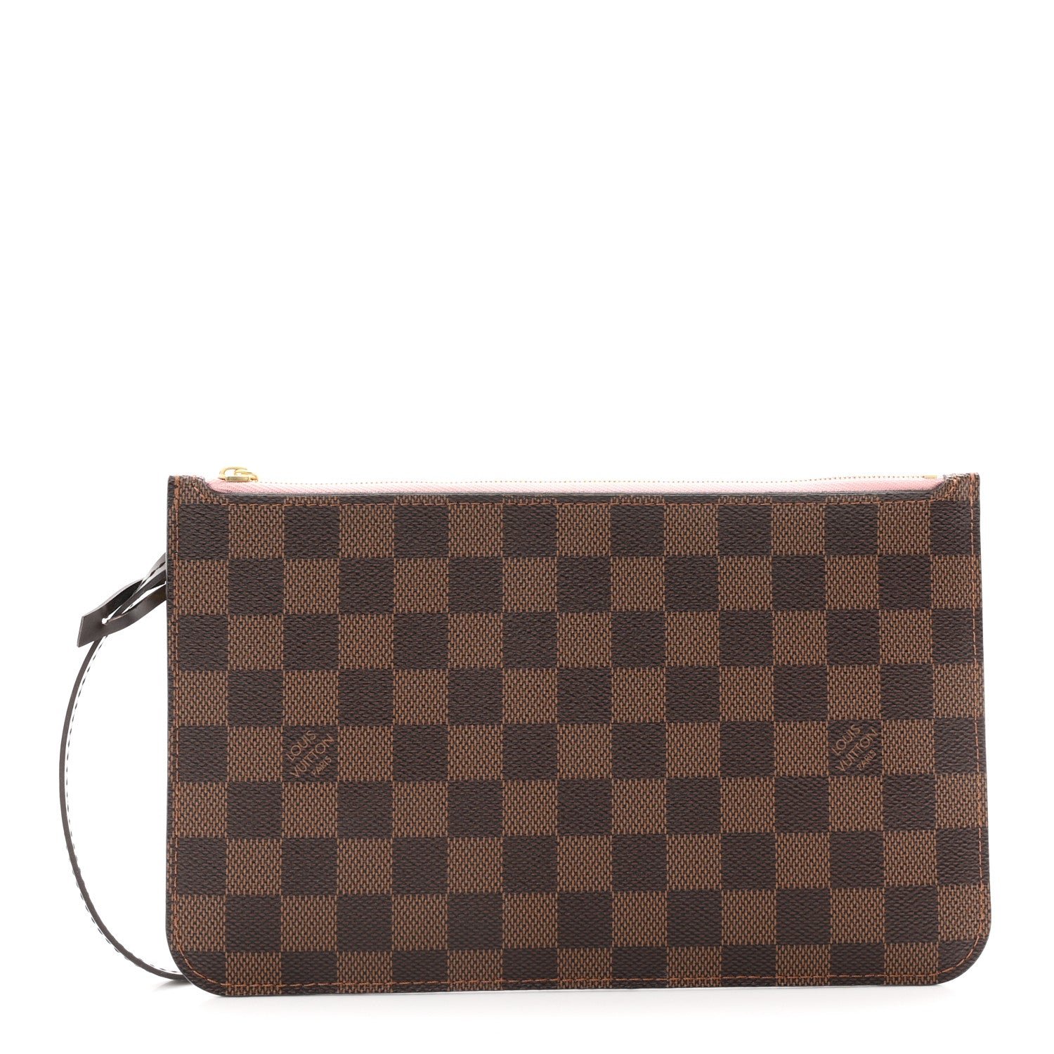 Louis Vuitton Damier Ebene Neverfull MM GM Pochette Rose Ballerine