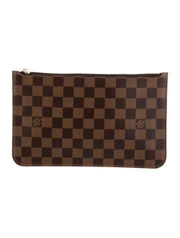 Louis Vuitton Damier Ebene Neverfull Pouch
