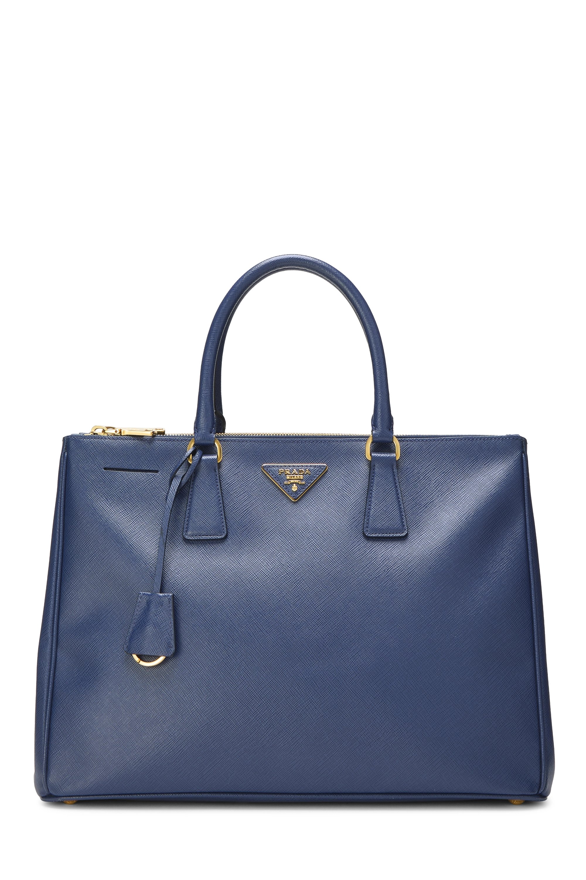 Blue Saffiano Executive Tote Large