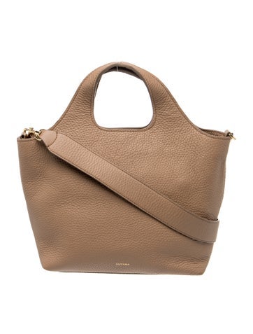 Leather Top Handle Bag