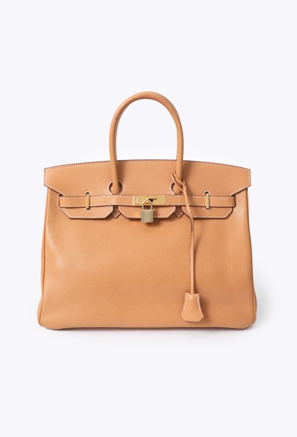 Hermes Natural Ardennes Birkin 35