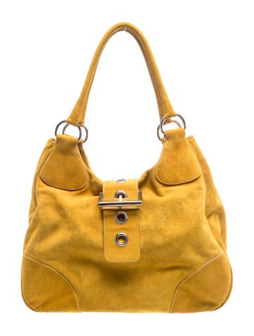 Enameled Metal Triangle Top Handle Bag