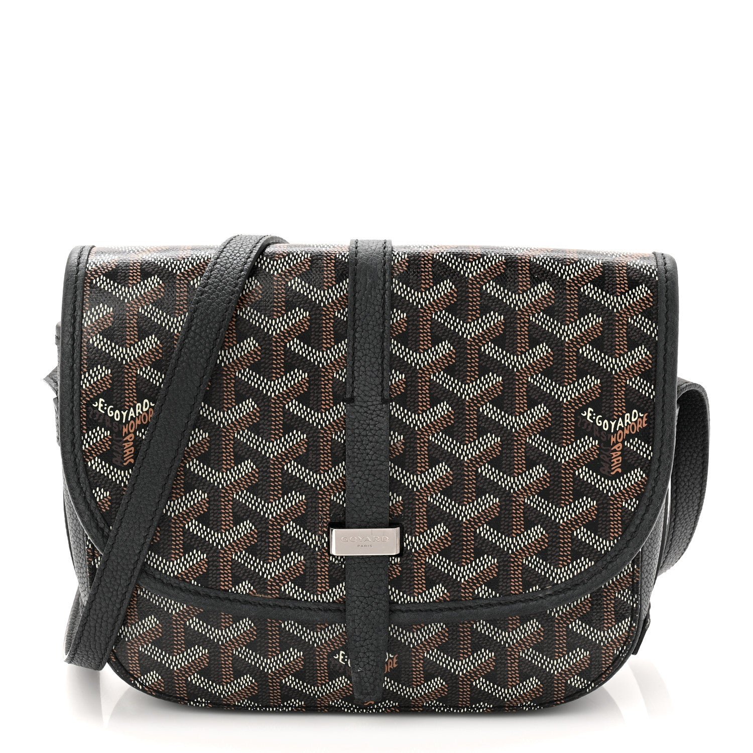 Goyard Goyard Goyardine Belvedere II PM Messenger Bag Black