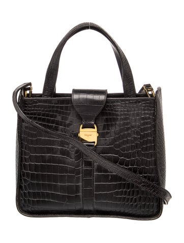 Ferragamo Leather Top Handle Bag