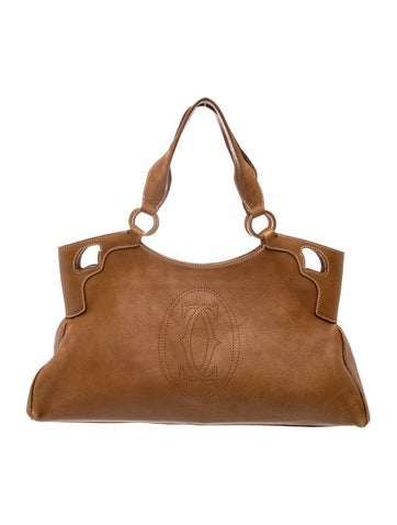 Leather Top Handle Bag
