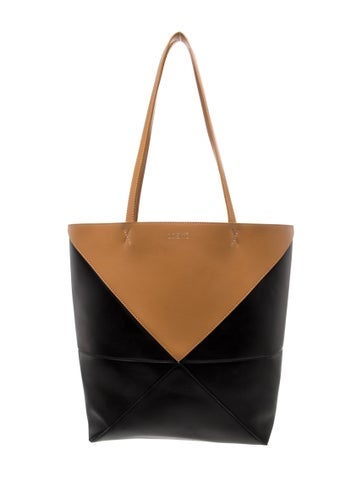 Loewe Leather Puzzle Fold tote Medium 2023